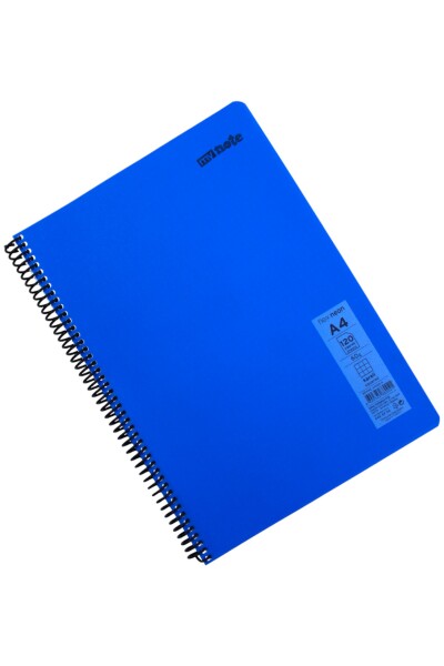 Mynote Flex A4 120 Yaprak Kareli Spiralli Plastik Neon Kapak Defter - 33