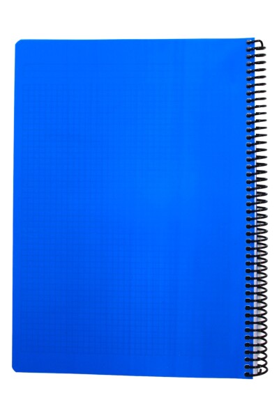 Mynote Flex A4 120 Yaprak Kareli Spiralli Plastik Neon Kapak Defter - 34