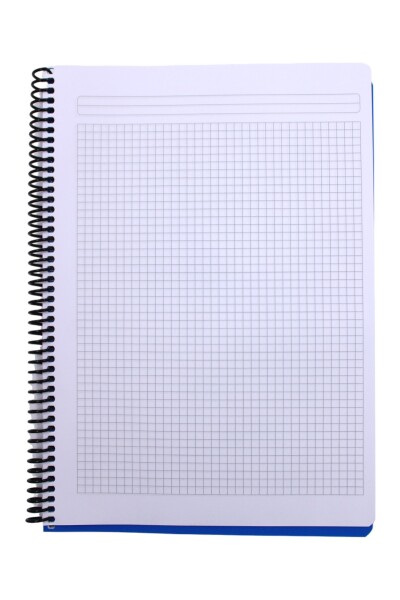 Mynote Flex A4 120 Yaprak Kareli Spiralli Plastik Neon Kapak Defter - 35