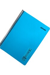Mynote Flex A4 120 Yaprak Kareli Spiralli Plastik Neon Kapak Defter - 26