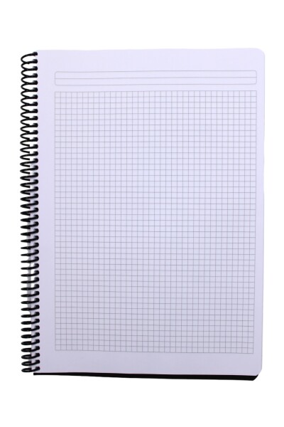 Mynote Flex A4 120 Yaprak Kareli Spiralli Plastik Neon Kapak Defter - 18