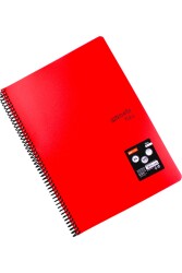 Mynote Flex A4 140 Yaprak Kareli Spiralli Plastik Kapak Defter - 21