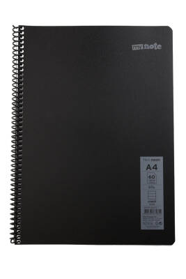 Mynote Flex A4 60 Yaprak Çizgili Spiralli Plastik Neon Kapak Defter - 7