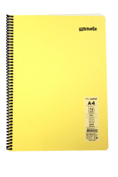 Mynote Flex A4 72 Yaprak Kareli Spiralli Plastik Kapak Defter Pastel - 4