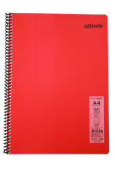 Mynote Flex A4 80 Yaprak Çizgili Spiralli Plastik Neon Kapak Defter - 16