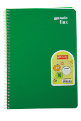 Mynote Flex A5 80 Yaprak Çizgili Spiralli Plastik Neon Kapaklı Defteri - 1