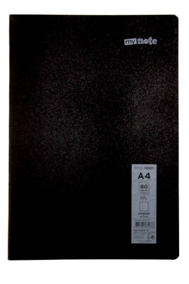 Mynote Text Neon A4 80 Yaprak Çizgisiz Plastik Kapak Defter - 4