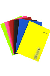 Mynote Text A5 40 Yaprak Çizgili Plastik Neon Kapaklı Defter - 17