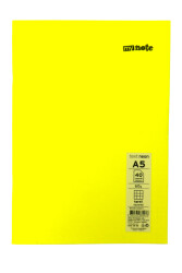 Mynote Text A5 40 Yaprak Kareli Plastik Neon Kapaklı Defter - 5