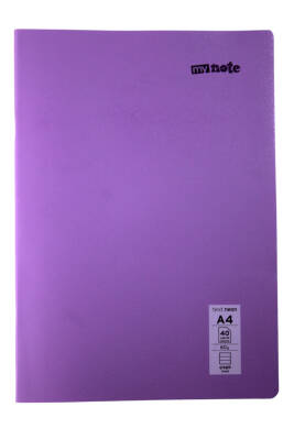 Mynote Text Neon A4 40 Yaprak Çizgili Plastik Kapak Defter - 12