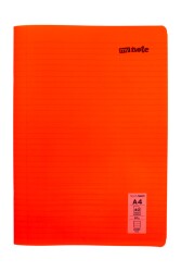 Mynote Text Neon A4 40 Yaprak Çizgili Plastik Kapak Defter - 1