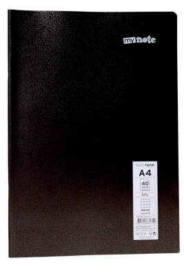 Mynote Text Neon A4 40 Yaprak Kareli Plastik Kapak Defter - 4
