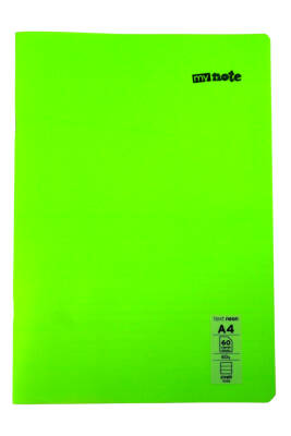 Mynote Text Neon A4 60 Yaprak Çizgili Plastik Kapak Defter - 1