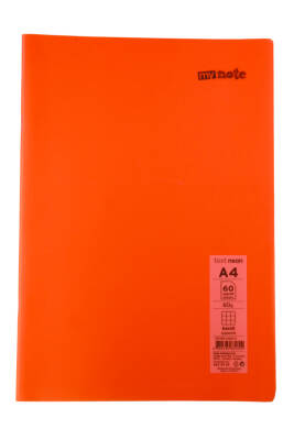 Mynote Text Neon A4 60 Yaprak Kareli Plastik Kapak Defter - 1