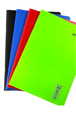 Mynote Text Neon A4 80 Yaprak Çizgili Plastik Kapak Defter - 12