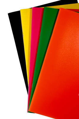 Mynote Text Neon A4 80 Yaprak Kareli Plastik Kapak Defter - 20