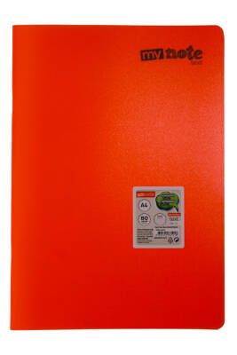 Mynote Text Neon A4 80 Yaprak Kareli Plastik Kapak Defter - 17