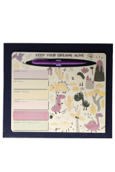 Notyaz Kalemli Bloknot Mousepad Dreams Kbm-3327 - Notyaz