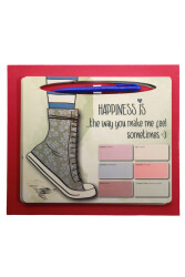 Notyaz Kalemli Bloknot Mousepad Happınes Kbm-3327 - Notyaz