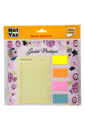 Notyaz Planlayıcı Çiçekli Planlayıcılar Gp-7233 - Notyaz