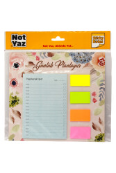 Notyaz Planlayıcı Çiçekli Planlayıcılar Gp-6205 - Notyaz