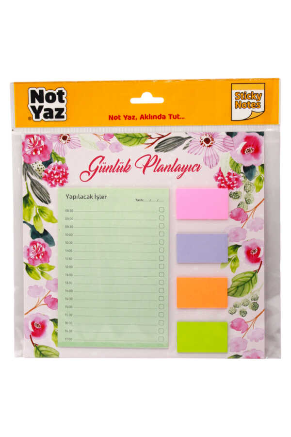 Notyaz Planlayıcı Çiçekli Planlayıcılar Gp-6182