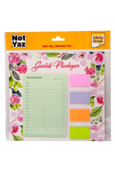 Notyaz Planlayıcı Çiçekli Planlayıcılar Gp-6182 - Notyaz