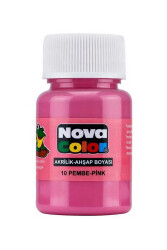 Nova Color Akrilik Boya Pembe Şişe Nc-178 - Nova Color