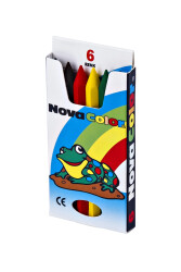 Nova Color Nc-1106 6 Renk Kısa Mum Boya - 1