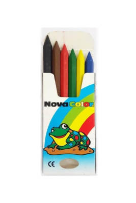 Nova Color Nc-1106 6 Renk Kısa Mum Boya - 4