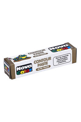 Nova Color Nc-186 Cam Kontur Altın Yaldızlı - 2