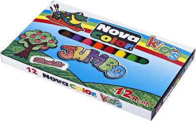 Nova Color Nc-2124 12'li Jumbo Mum Boya - 1