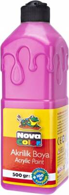 Nova Color Nc-390 Pembe Akrilik Boya 500 ml - 1