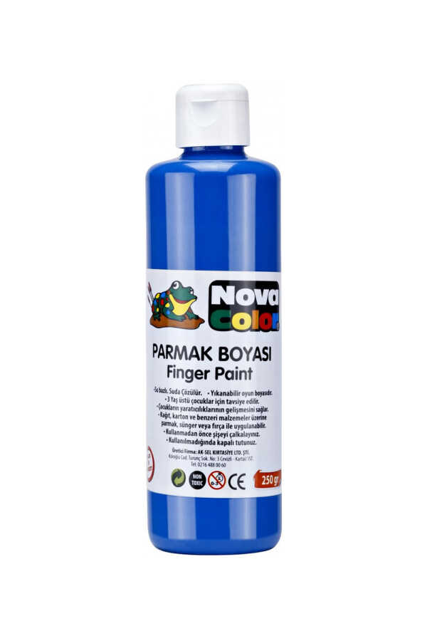 Nova Color Nc-443 Mavi Parmak Boyası 250 Gr