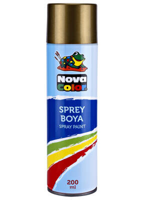 Nova Color Sprey Boya Altın 200 ml Nc-811 - 1