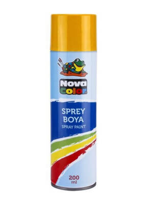 Nova Color Sprey Boya Sarı 200 ml Nc-800 - 1