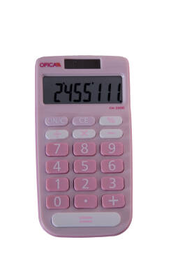 Ofıca Pembe Renk Hesap Makinesi Fh-2600 - 1