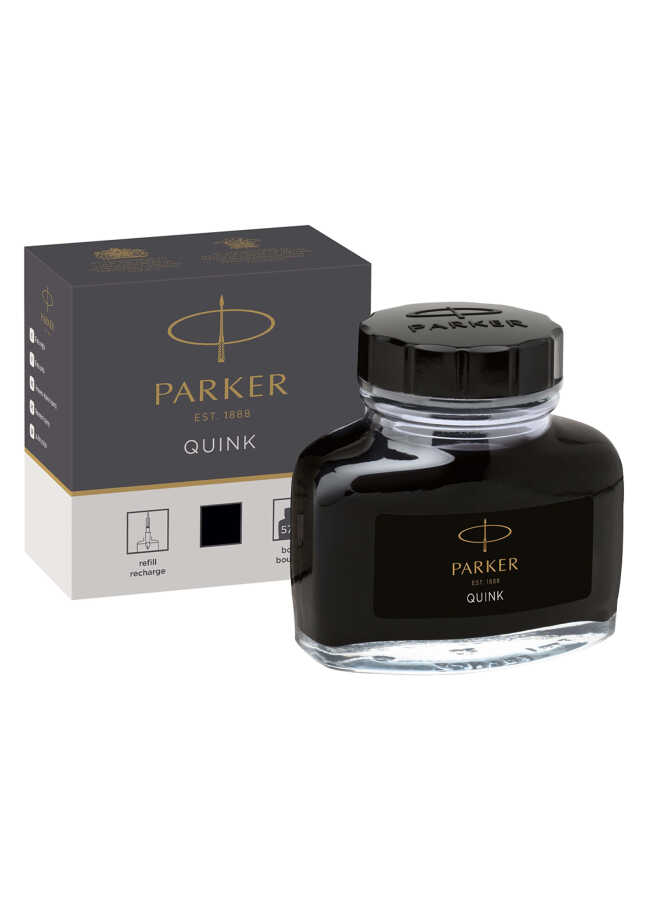 Parker Quınk Siyah Mürekkep 57 Ml