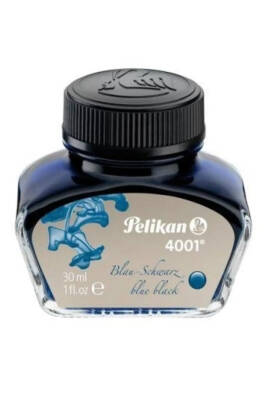 Pelikan Mavi Siyah Yazı Mürekkebi 30 cc 4001 - 1