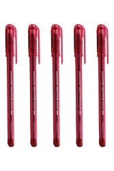 Pensan 2210 My-Pen Kırm. Tükenmez Kalem 5'Li Kutu - Pensan