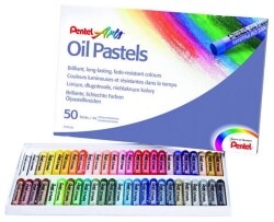 Pentel 50'li Yağlı Pastel Boya - Pentel
