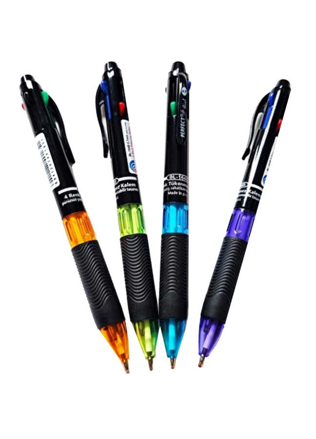 Perfect Bl-164b 4 Renk Tükenmez Kalem 0.7 Mm 