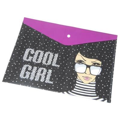 Pıano Çıtçıtlı Dosya Desenli Cool Girl Çtd-01 - 5