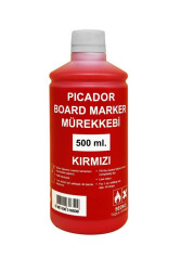 Picador Kırmızı Tahta Kalemi Mürekkebi 500 ml - Picador