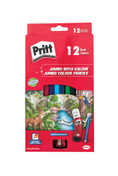 Pritt 12'li Jumbo Üçgen Boya Kalemi - 1