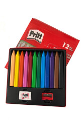Pritt Mum Boya Jumbo Üçgen 12 Renk 1655739 - 2