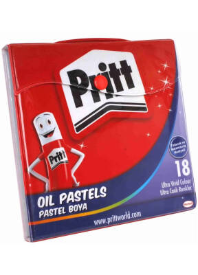 Pritt Pastel Boya 18'li Çantalı 1048063 - 1