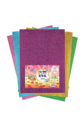 Puti A4 Simli Eva 10'lu Karışık Renk 1130 - Puti