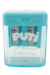 Puti Çift Bölmeli Mini Kalemtıraş 06413 - 11