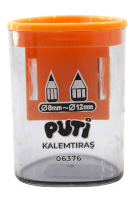 Puti Çift Bölmeli Plastik Kalemtıraş 06376 - 7